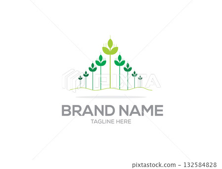 Elegant agriculture logo, professional agriculture logo, simple agriculture logo, and template design.(3) Elegant agriculture logo, professional agriculture logo, simple agriculture logo, and template design.(3) 132584828