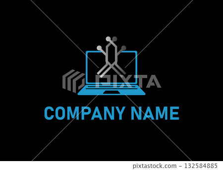 Information Technology Logo Templates in Vector Format 132584885