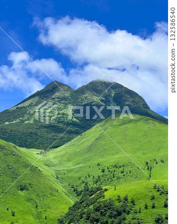Mount Yufu seen from up close 132586540