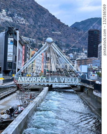 Bridges in Andorra la Vella Bridges in Andorra la Vella 132586569