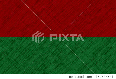 The official flag of La Paz, the capital of Bolivia, on fabric texture. Conceptual collage. Illustration The official flag of La Paz, the capital of Bolivia, on fabric texture. Conceptual collage. Illustration 132587381