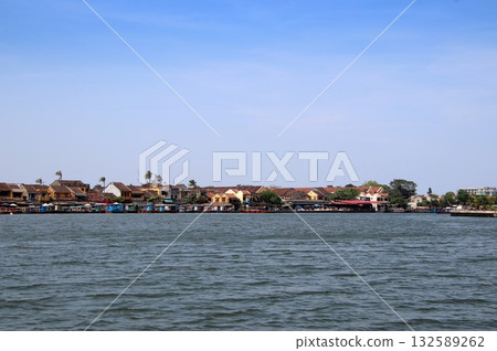 越南會安杜邦河風光 132589262