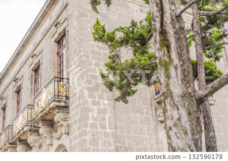 Chapultepec Castle in Mexico City, a historic landmark and cultural heritage site, attracting tourists worldwide. Architecture, history, and iconic travel destination concept Chapultepec Castle in Mexico City, a historic landmark and cultural heritage site, attracting tourists worldwide. Architecture, history, and iconic travel destination concept 132590178