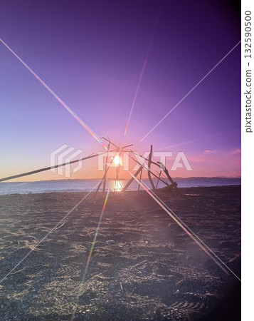 從海岸看日落 132590500