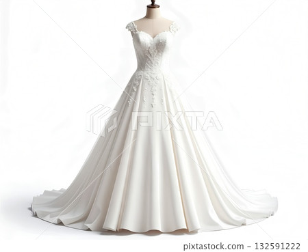 白色婚紗 132591222