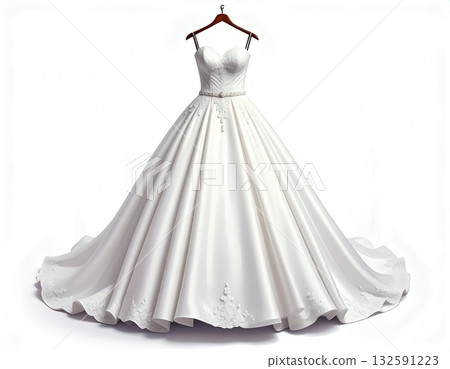 白色婚紗 132591223