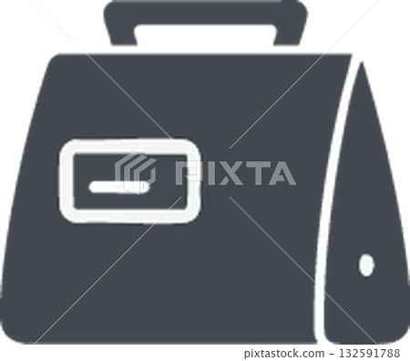 suitcase for travel icon, simple style 132591788