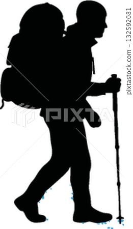 set silhouette of a professional photographer set silhouette of a professional photographer 132592081