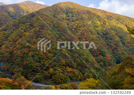 岩手縣遠野市仙人峠的秋葉 132592289