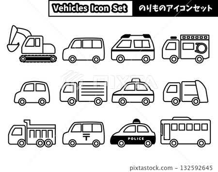 Car_Minimalist monochrome set Car_Minimalist monochrome set 132592645