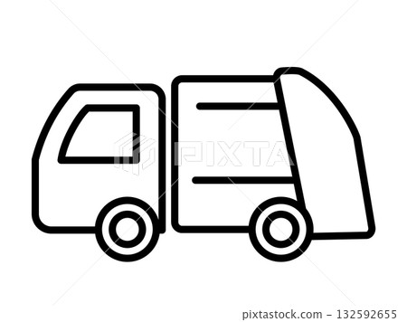 Garbage truck_Minimal Garbage truck_Minimal 132592655