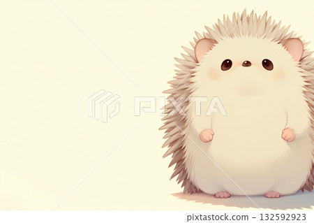 刺猬剪貼畫 132592923