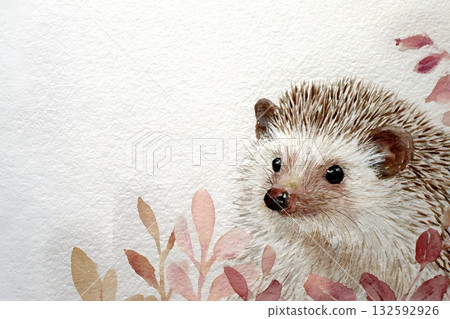 刺猬剪貼畫 刺猬剪貼畫 132592926