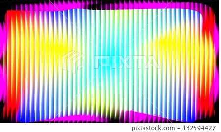 Vibrant Rainbow Gradient With Colorful Vertical Stripes For Bold Modern Design 132594427