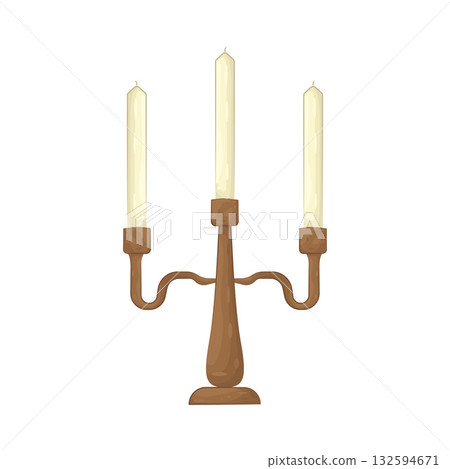 Illustration of candle Illustration of candle 132594671