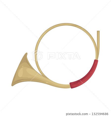 Illustration of trumpet 132594686