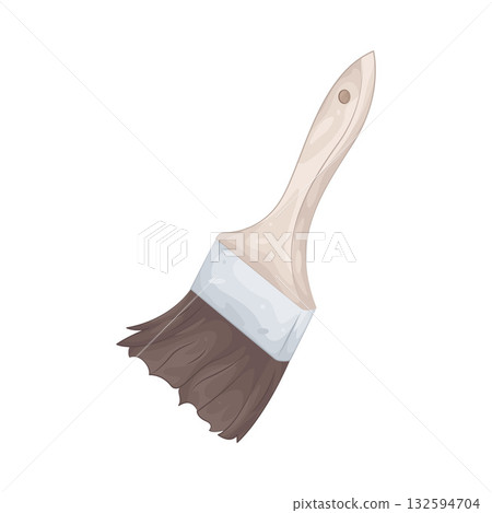 Illustration of paint brush 132594704
