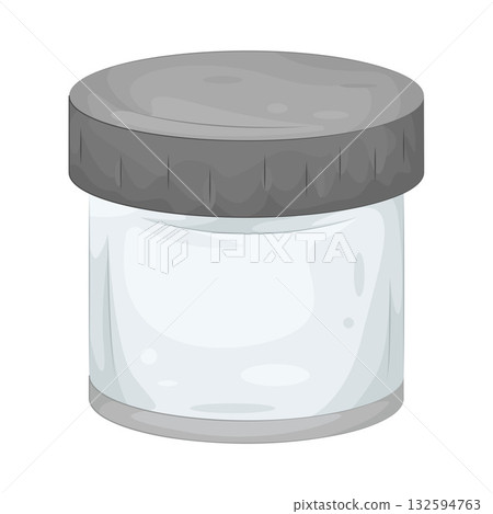 Illustration of paint jar Illustration of paint jar 132594763