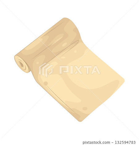 Illustration of paper roll Illustration of paper roll 132594783