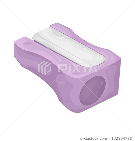 Illustration of pencil sharpener  132594788