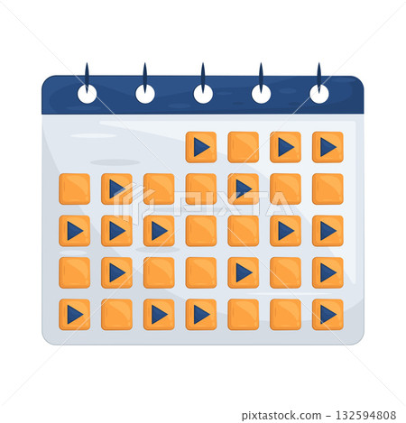 Illustration of calendar 132594808