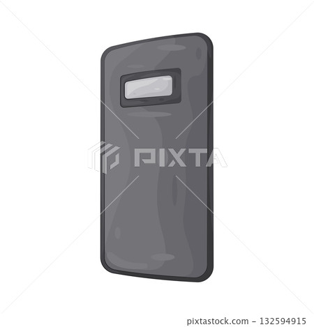 Illustration of riot shield 132594915