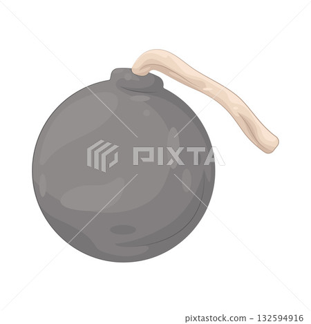Illustration of bomb 132594916