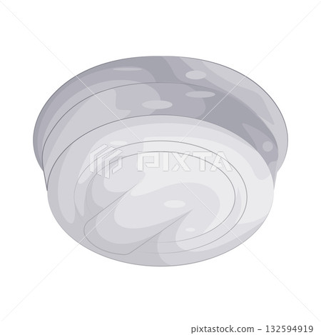 Illustration of smoke detector Illustration of smoke detector 132594919