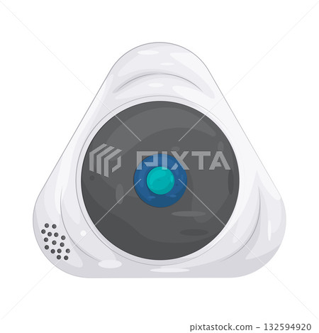 Illustration of cctv Illustration of cctv 132594920