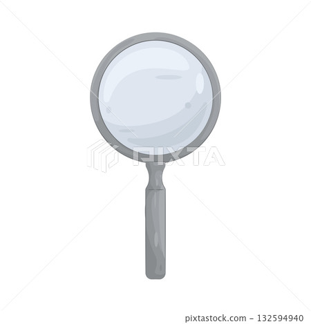 Illustration of magnifying glass 132594940
