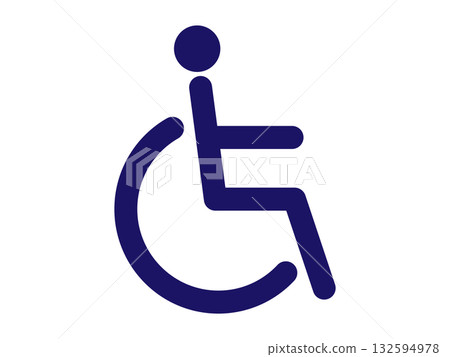 Wheelchair icon 132594978