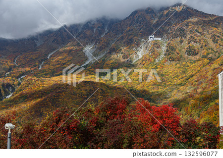 Kurobedaira during autumn foliage season 132596077