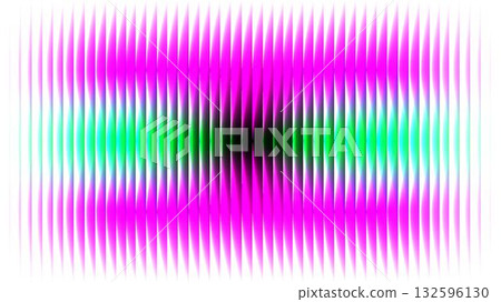 Vibrant Abstract Neon Pattern With Purple Pink Gradient Rays And Center Dark Core 132596130
