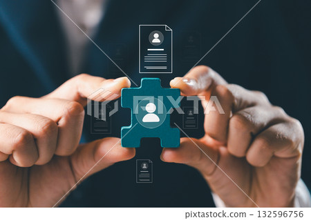 Modern HR technology is simplifying human resources management, enabling managers to check CV online and find the perfect employee through an efficient online system that supports business success. 132596756