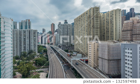 Oct 29 2025 Island Eastern Corridor Expressway Over Victoria Harbour 132597498