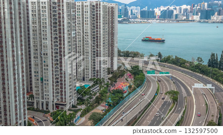 Oct 29 2025 Island Eastern Corridor Expressway Over Victoria Harbour 132597500