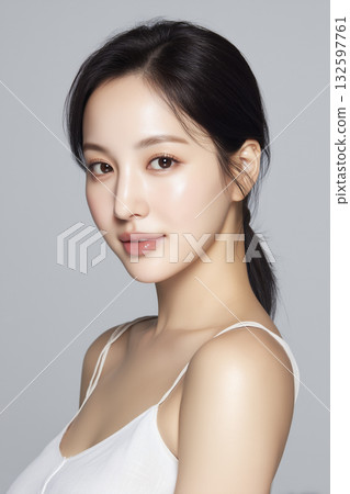 美麗的亞洲模特 132597761