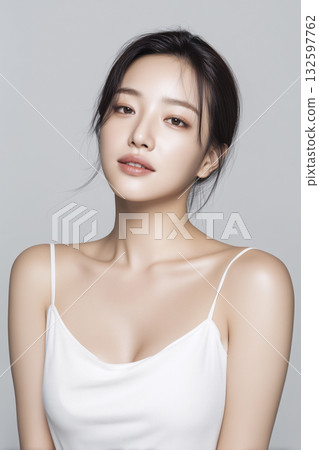 美麗的亞洲模特 132597762