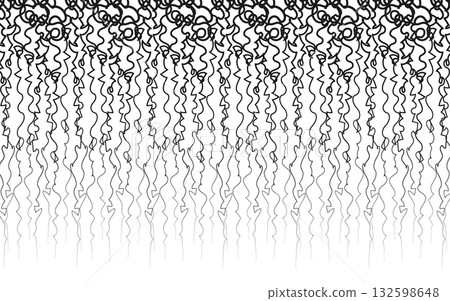 複雜的情緒背景。符號。日式漫畫風格的情緒表達背景。 132598648