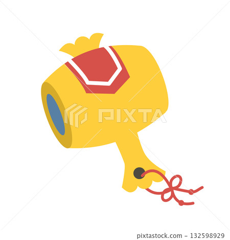 Illustration of the magic mallet, a lucky charm, a symbol of good fortune, New Year's Illustration of the magic mallet, a lucky charm, a symbol of good fortune, New Year's 132598929
