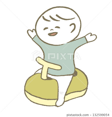 孩子很高興有廁所 孩子很高興有廁所 132599054