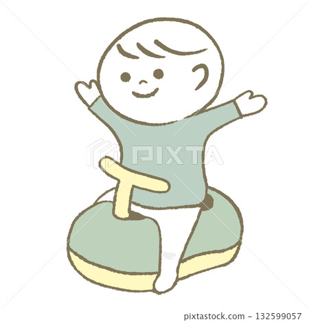 孩子很高興有廁所 132599057