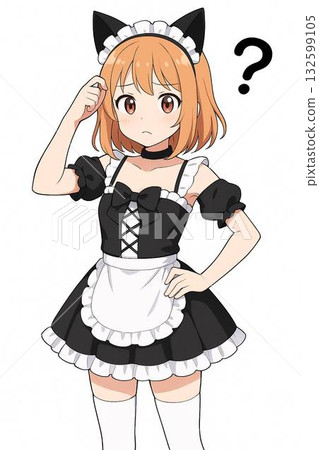 貓耳女傭少女憂鬱的TRPG角色 132599105