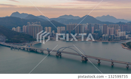 Oct 26 2025 Modern Tseung Kwan O Cross Bay Bridge View Oct 26 2025 Modern Tseung Kwan O Cross Bay Bridge View 132599735