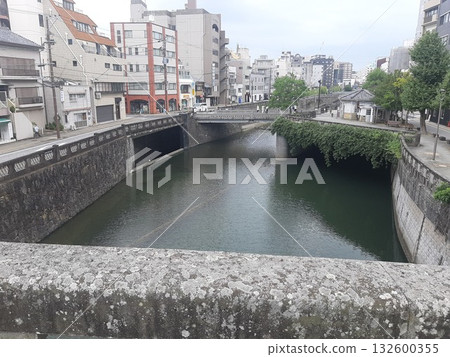 <Nagasaki Prefecture> Bridge and river scenery 132600355