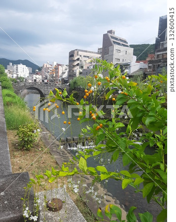 眼鏡橋和植物 132600415