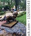 Panteleimon the cat statue in Kyiv, Ukraine 132600543