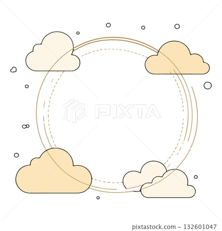 Cloud Circle Illustration 132601047