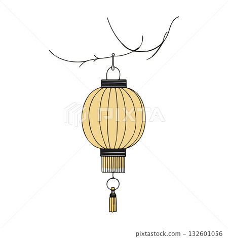 Hanging Asian Lantern 132601056