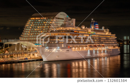 明日香三世首次抵達神戶港 132601384